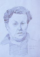 Thea 01, Portrait, Pastell